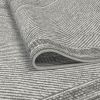 Benzara Gray Viscose Area Rug 8x10 - as Pic