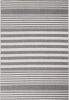 Hampton White and Gray Polypropylene Indoor/ Outdoor Area Rug 8x10 - as Pic