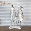 NORTHEUINS Resin Family Statues Nordic Creative Abstract Figurines for Interior Home Living Room Desktop Decoration Accessories - Family Statue