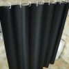Black PEVA Bathroom Shower Curtain Waterproof Shower Curtain Bathroom Decoration, 71x71inch - Default