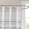Cotton Printed Shower Curtain with Trims - as Pic