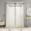 Embroidery Curtain Panel (Only 1 Pc Panel) - as Pic