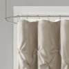Tufted Semi-Sheer Shower Curtain - as Pic