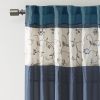 Embroidered Curtain Panel(Only 1 Pc Panel) - as Pic