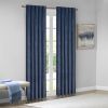 Room Darkening Poly Velvet Rod Pocket/Back Tab Curtain Panel Pair(2 Pcs Window Panels) - as Pic