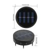 Solar Power Ground Lights Floor Decking Wall Fence Step Path Garden Lamp - As pic