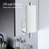 Paper Towel Holder Under Cabinet, Adhesive Stailess Steel Paper Towel Rolls Holder Wall Mount for Kitchen Bathroom - Silver
