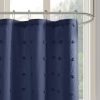 Cotton Jacquard Pom Pom Shower Curtain - as Pic