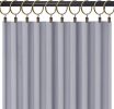 10 Pack Curtain Rings with Clips, Curtain Clip Rings Hooks, Drape Sliding Eyelet Rings - Gold - 35mm