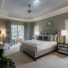 2 Table Lamps 1 Floor Lamp Set with Fabric Shades - as show