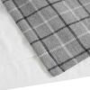 Plaid Rod Pocket and Back Tab Curtain Panel with Fleece Lining(Only 1 Pc Panel) - as Pic
