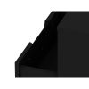 Manhattan Comfort Rockefeller 1.0 Mid-Century- Modern Nightstand with 1-Drawer in Black - Default Title