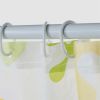 10-12 PCS C-type Plastic Shower Curtain Ring Hooks - S