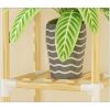 Wooden Multi-Tiered Plant Stand Perfect for Indoor and Outdoor Flower Display - A9
