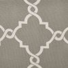 Fretwork Print Grommet Top Window Curtain Panel(Only 1 Pc Panel) - as Pic