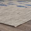 Home Decor Indoor/Outdoor Accent Rug Natural Stylish Classic Pattern Design - Blue - 1'10" X 3'0"