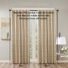 Jacquard Lined Total Blackout Rod Pocket/Back Tab Curtain Panel(Only 1 Pc Panel) - as Pic