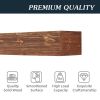 48" Rustic Wood Fireplace Mantel , Wall-Mounted & Floating Shelf for Home Decor - as Pic