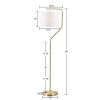 Angular Arched Metal Floor Lamp - as Pic