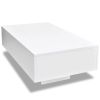 Coffee Table High Gloss White - White
