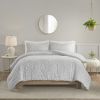 3 Piece Tufted Woven Medallion Comforter Set - as Pic