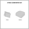 3 Piece Cotton Comforter Set - as Pic