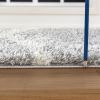 Loft Shag GC_CZY1002 Grey 7 ft. 10 in. x 9 ft. 10 in. Shaggy Area Rug - as Pic