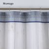 Muwago Luxury Lighthouse Pattern Shower Curtain Stain Resistant Perforation-Free Mildew-Proofing Durable For Bathroom Decoration - W72"*H78"