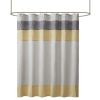 Faux Silk Shower Curtain - as Pic