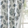 Jacquard Printed Room Darkening Curtain Panel - as Pic