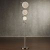 Luxurious Living Room Floor Lamp 1pc Sparkling Decorative Designer Home Decor Floor Lamp, 3 Wire-Wrapped Balls Night Light - as Pic