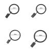10 Pack Curtain Rings with Clips, Curtain Clip Rings Hooks, Drape Sliding Eyelet Rings - Black - 45mm