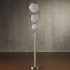 Luxurious Living Room Floor Lamp 1pc Sparkling Decorative Designer Home Decor Floor Lamp, 3 Wire-Wrapped Balls Night Light - as Pic