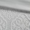 3 Piece Tufted Woven Medallion Comforter Set - as Pic