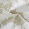 Muwago Vintage White Large Print Shower Curtain Beige Waterproof And Anti-Mould Bathing Partition Curtain Fabric Bathroom Decor - W78"*H72"
