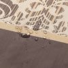 Muwago Sterling Chocolate Farmhouse Style Bathroom Curtain Polyester Waterproof Fabric Bathing Cover Brown Shower Curtain - W72"*H72"