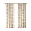 Metallic Geo Embroidered Curtain Panel(Only 1 Pc Panel) - as Pic